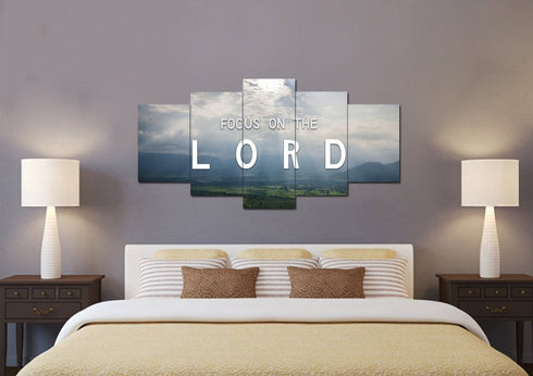 Focus on the Lord Wall Art Canvas Print