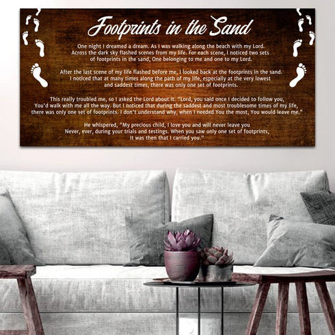 Footsteps #14 Footprints in the Sand Sign