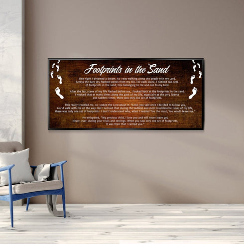 Footsteps #14 Footprints in the Sand Sign