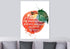 #13 Drawn Peach & Galatians 5:22 Fruit of the Spirit Canvas Print