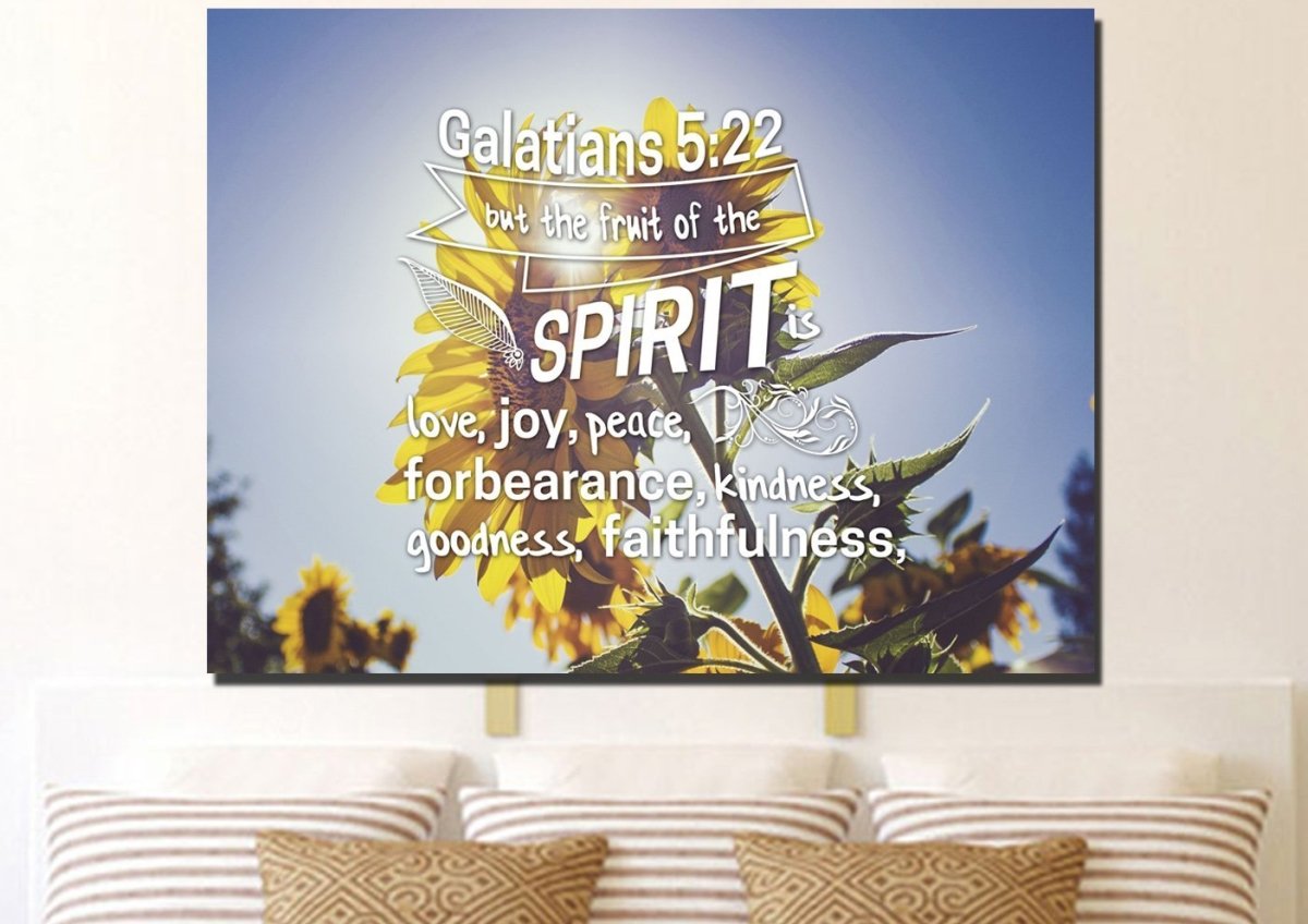 Galatians 5:22 #2 Fruit of the Spirit Bible Verse Wall Art – Christian ...