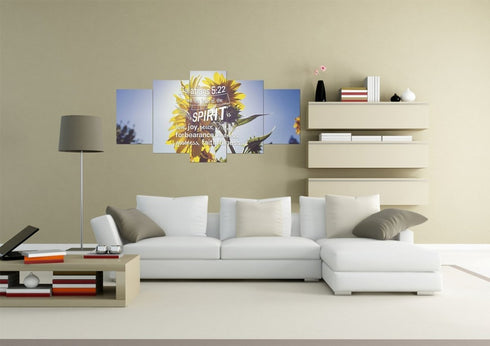 Galatians 5:22 #2 Fruit of the Spirit Bible Verse Canvas Wall Art