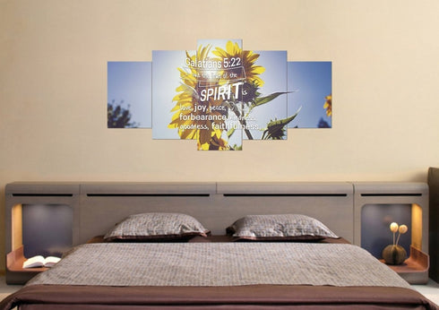 Galatians 5:22 #2 Fruit of the Spirit Bible Verse Canvas Wall Art