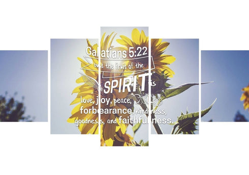 Galatians 5:22 #2 Fruit of the Spirit Bible Verse Canvas Wall Art