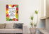 #4 Fruit Border & Galatians 5:22 Fruit of the Spirit Canvas Print
