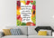 #4 Fruit Border & Galatians 5:22 Fruit of the Spirit Canvas Print