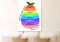#8 Rainbow Fruit & Galatians 5:22 Fruit of the Spirit Canvas Print