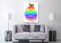 #8 Rainbow Fruit & Galatians 5:22 Fruit of the Spirit Canvas Print