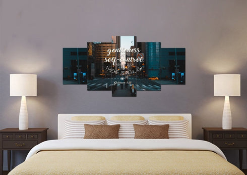 Galatians 5:23 Wall Art Canvas Print