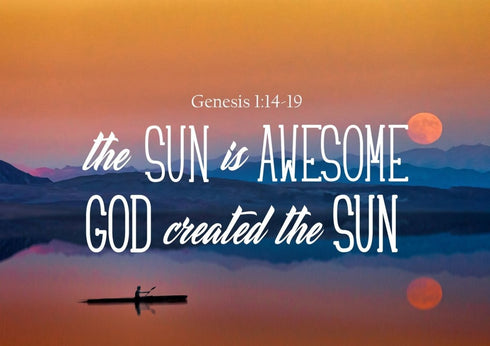 Genesis 1:14-19 Wall Art Canvas Print