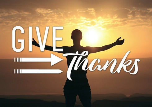 Give Thanks to God Christian Quotes Wall Art Canvas