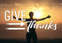 Give Thanks to God Christian Quotes Wall Art Canvas