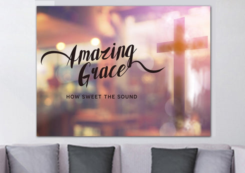 Glassy #8 Amazing Grace Wall Art & Decor