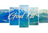 God 1st Christian Quotes Wall Art Canvas