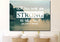 God has made you strong Wall Art Canvas Print