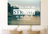 God has made you strong Wall Art Canvas Print