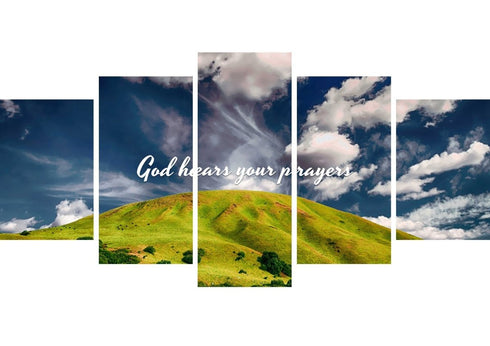God hears your Prayers Wall Art Canvas Print