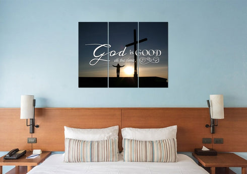 God is Good All the Time Wall Art Canvas Print