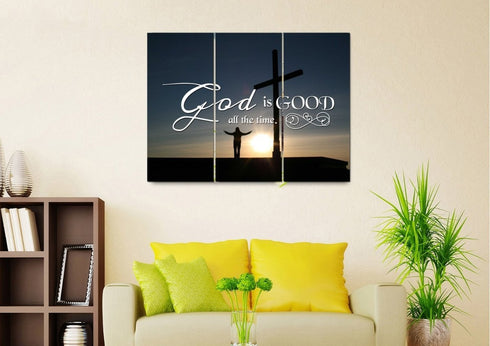 God is Good All the Time Wall Art Canvas Print