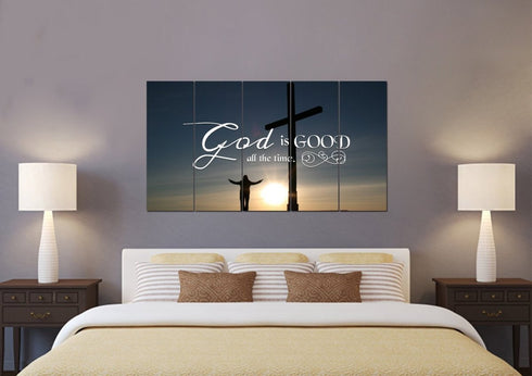God is Good All the Time Wall Art Canvas Print
