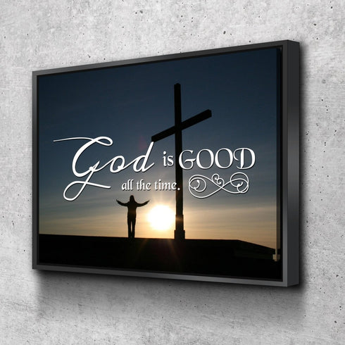 God is Good All the Time Wall Art Canvas Print