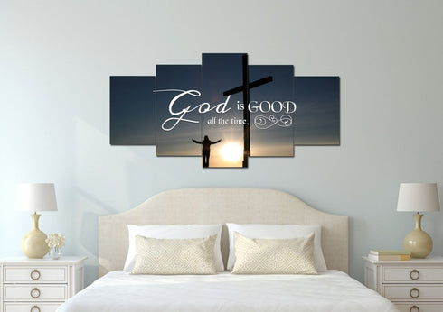 God is Good All the Time Wall Art Canvas Print