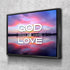 God is Love Wall Art Canvas Print
