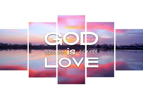 God is Love Wall Art Canvas Print