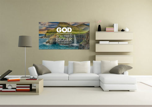 God is so much bigger than my problems Wall Art Canvas Print