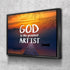 God is the Greatest Artist Wall Art Canvas Print