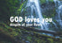 God loves you despite of your flaws Wall Art Canvas Print