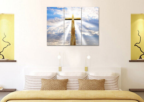 Gods Light Shining on the Cross #6 Canvas