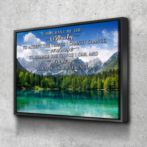 Green Lake #12 & Serenity Prayer Wall Art