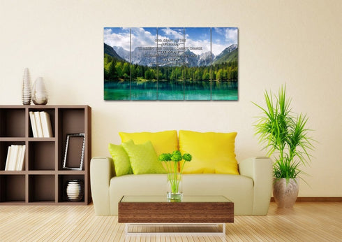 Green Lake #12 & Serenity Prayer Wall Art