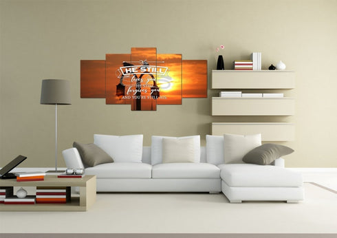 He still Loves you, He still Forgive you Wall Art Canvas Print