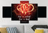 Hearts on Fire #24 Love is Patient, Love is Kind Wall Art