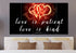 Hearts on Fire #24 Love is Patient, Love is Kind Wall Art