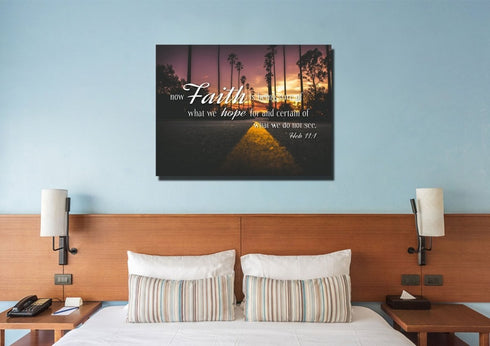 Hebrew 11:1 Canvas Wall Art Print