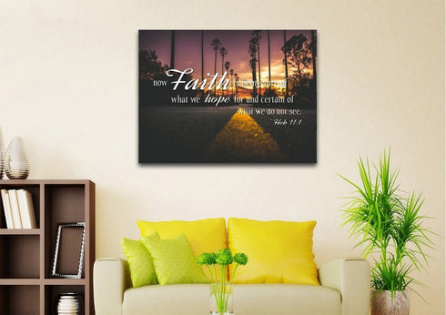 Hebrew 11:1 Canvas Wall Art Print