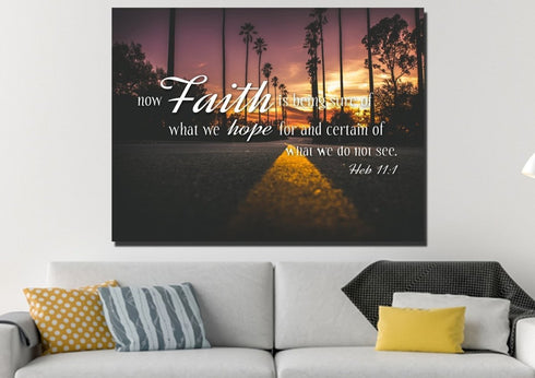 Hebrew 11:1 Canvas Wall Art Print