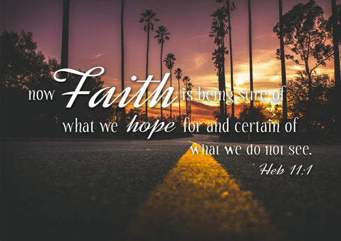 Hebrew 11:1 Canvas Wall Art Print