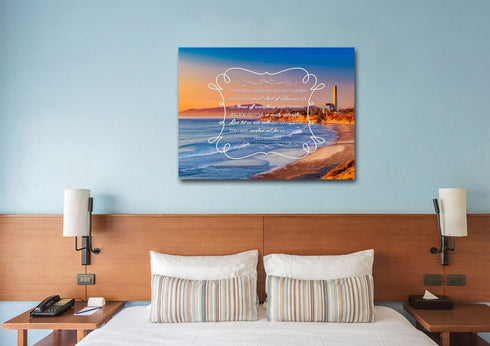 Hebrews 12:1 Wall Art Canvas Print