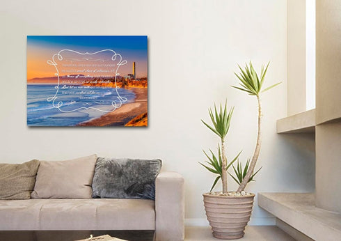 Hebrews 12:1 Wall Art Canvas Print