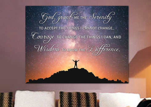 Hero #19 Serenity Prayer Wall Art