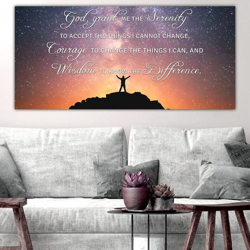 Hero #19 Serenity Prayer Wall Art