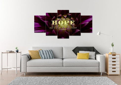 Hold onto Hope Wall Art Canvas Print