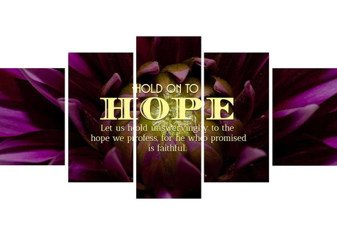 Hold onto Hope Wall Art Canvas Print