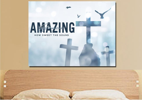 Holding #5 Amazing Grace Wall Art & Decor