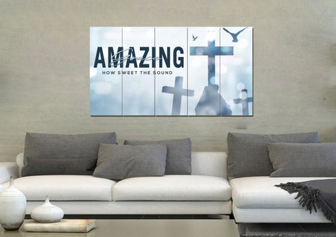 Holding #5 Amazing Grace Wall Art & Decor