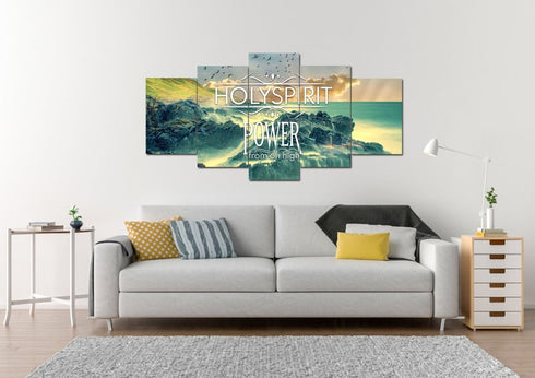 Holy Spirit Power from on High Wall Art Canvas Print